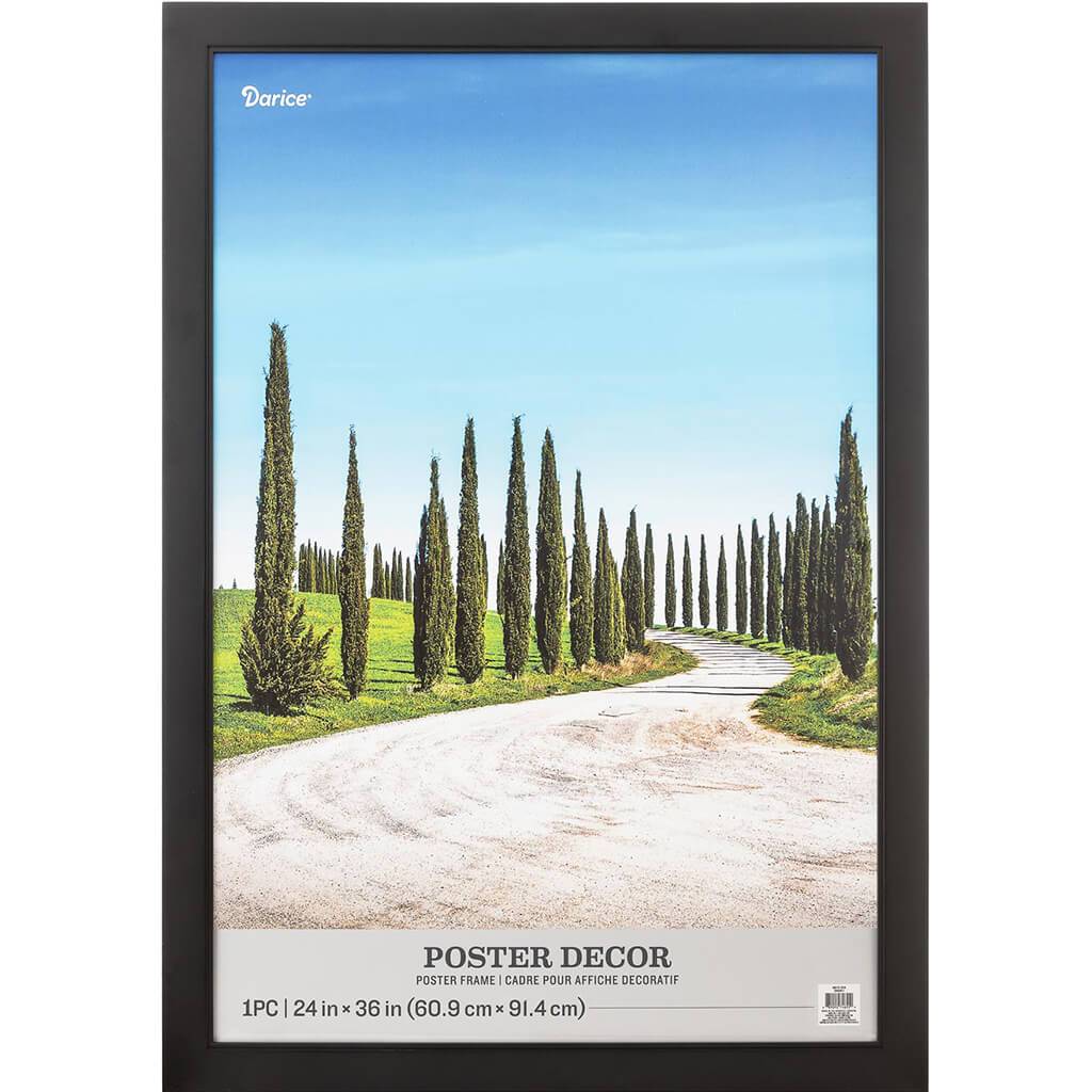 10 x 20 Picture Frame: 3 Photo, Black, 12.01 x 22 inches